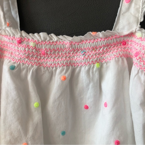 Baby GAP TOP Size 5T π€White with Neon Dots πππππ§‘π - Picture 2 of 4